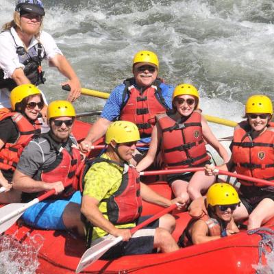 white water rafting on the Arkansas River in the Royal Gorge